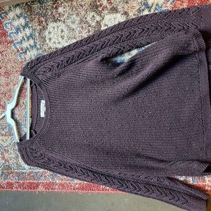 LOFT maroon/purple sweater